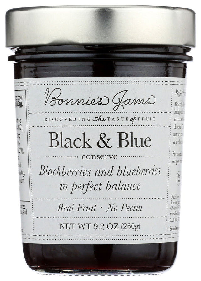 BONNIES JAMS: Black and Blue Jam, 8.75 oz - #tag1# - #tag2#