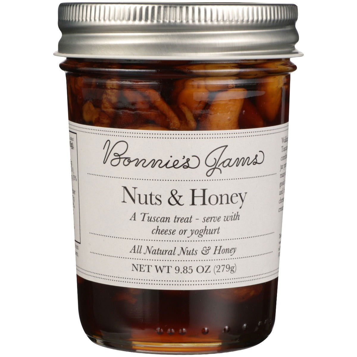 BONNIES JAMS: Nuts And Honey Jam, 9.85 oz - #tag1# - #tag2#