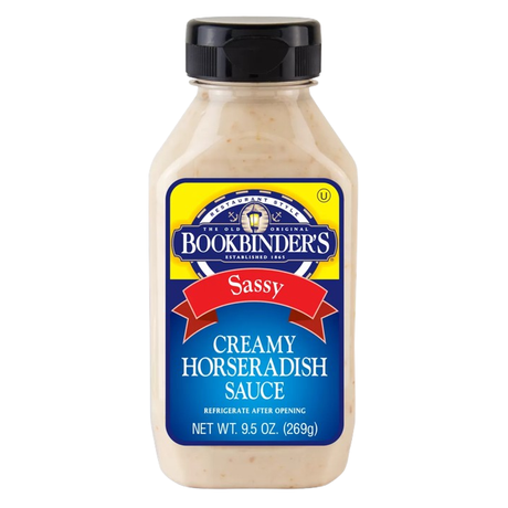BOOKBINDERS: Creamy Horseradish Sauce, 9.5 oz - #tag1# - #tag2#
