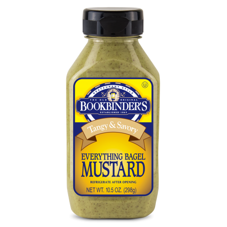BOOKBINDERS: Mustard Everything Bagel, 10.5 oz - #tag1# - #tag2#