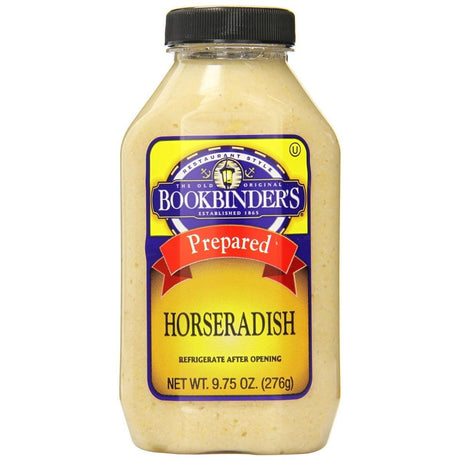 BOOKBINDERS: Prepared Horseradish, 9.75 oz - Sunshine Co Op. - #tag1# - #tag2# - #tag3# - #tag4#