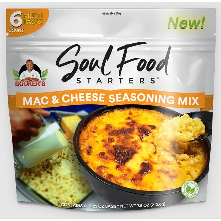 BOOKERS SOUL FOOD STARTERS: Mac And Cheese Seasoning Mix, 7.5 oz - #tag1# - #tag2#