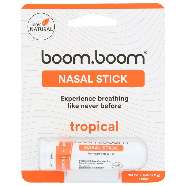 BOOMBOOM NATURALS: Inhaler Nasal Trpical 1Pk, 1 EA - #tag1# - #tag2#