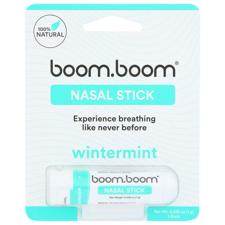 BOOMBOOM NATURALS: Inhaler Nasal Wntrmnt 1Pk, 1 EA - #tag1# - #tag2#