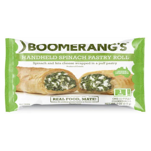 BOOMERANGS: Handheld Spinach Pastry Roll, 5 oz - #tag1# - #tag2#
