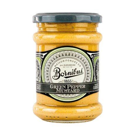 BORNIBUS: Green Pepper Mustard, 8.82 oz - #tag1# - #tag2#