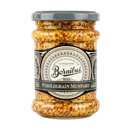 BORNIBUS: Wholegrain Mustard, 8.64 oz - #tag1# - #tag2#