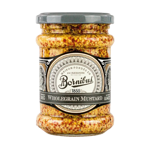 BORNIBUS: Wholegrain Mustard, 8.64 oz - #tag1# - #tag2#