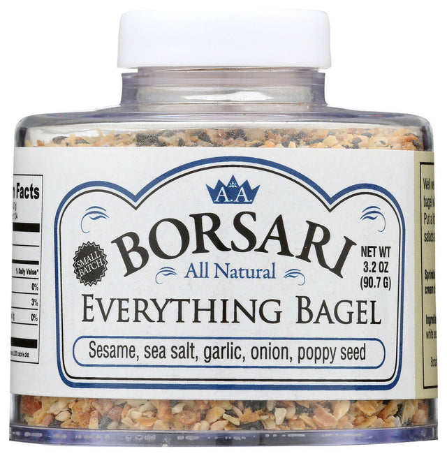 BORSARI: Everything Bagel Seasoning, 3.2 oz - #tag1# - #tag2#