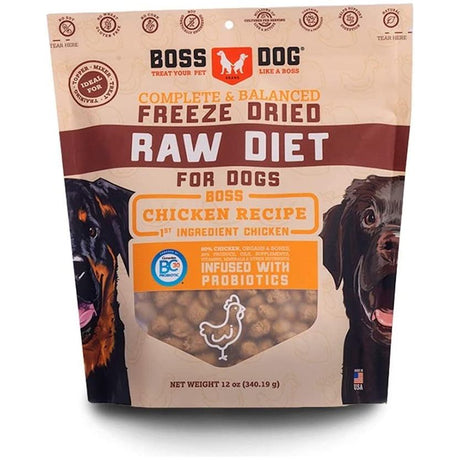 BOSS DOG BRAND INC: Chicken Recipe Freeze Dried, 12 oz - #tag1# - #tag2#