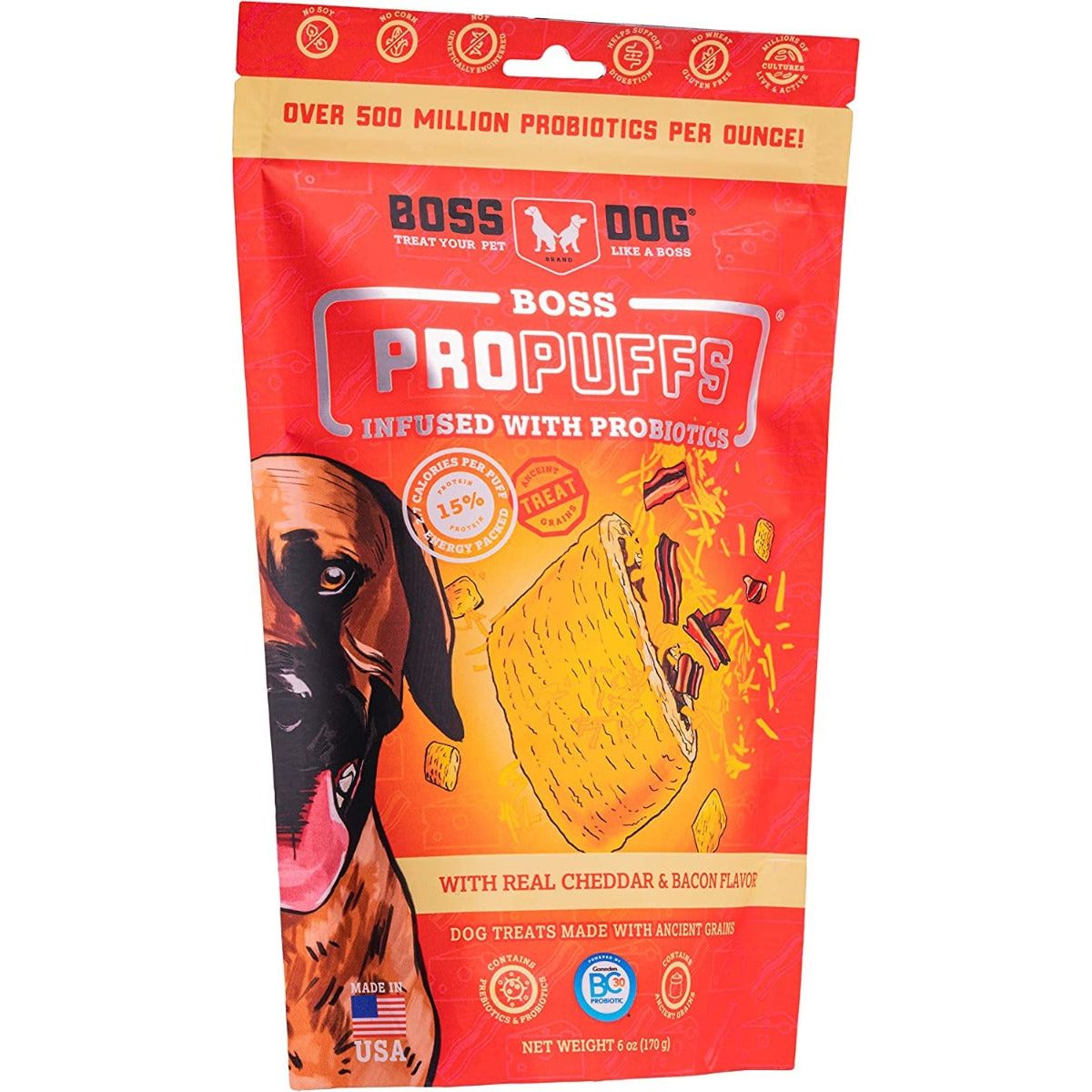 BOSS DOG BRAND INC: Propuff Cheddar Bacon, 6 oz - #tag1# - #tag2#