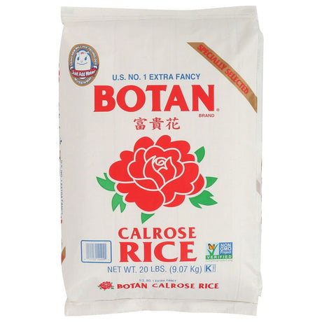 BOTAN: Rice Calrose, 20 lb - Sunshine Co Op. - #tag1# - #tag2# - #tag3# - #tag4#