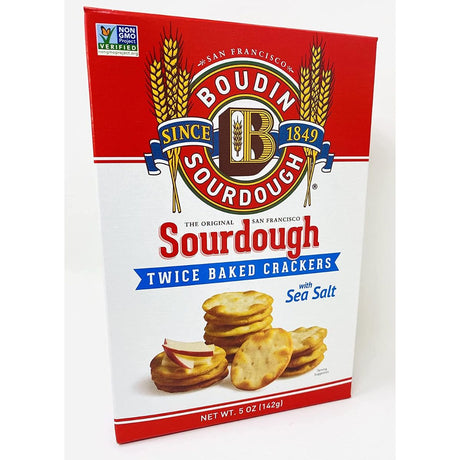 BOUDIN SOURDOUGH: Sourdough Crackers Sea Salt, 5 oz - #tag1# - #tag2#