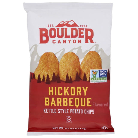 BOULDER CANYON: Classic Hickory Barbeque Potato Chips, 6.5 oz - Sunshine Co Op. - #tag1# - #tag2# - #tag3# - #tag4#