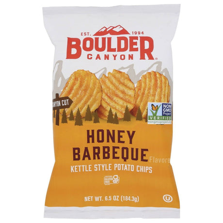 BOULDER CANYON: Honey Barbeque Potato Chips, 6.5 oz - Sunshine Co Op. - #tag1# - #tag2# - #tag3# - #tag4#