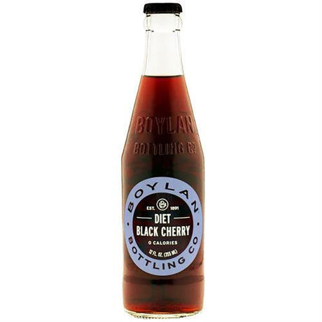 BOYLAN: Soda Diet Black Cherry, 12 oz - #tag1# - #tag2#