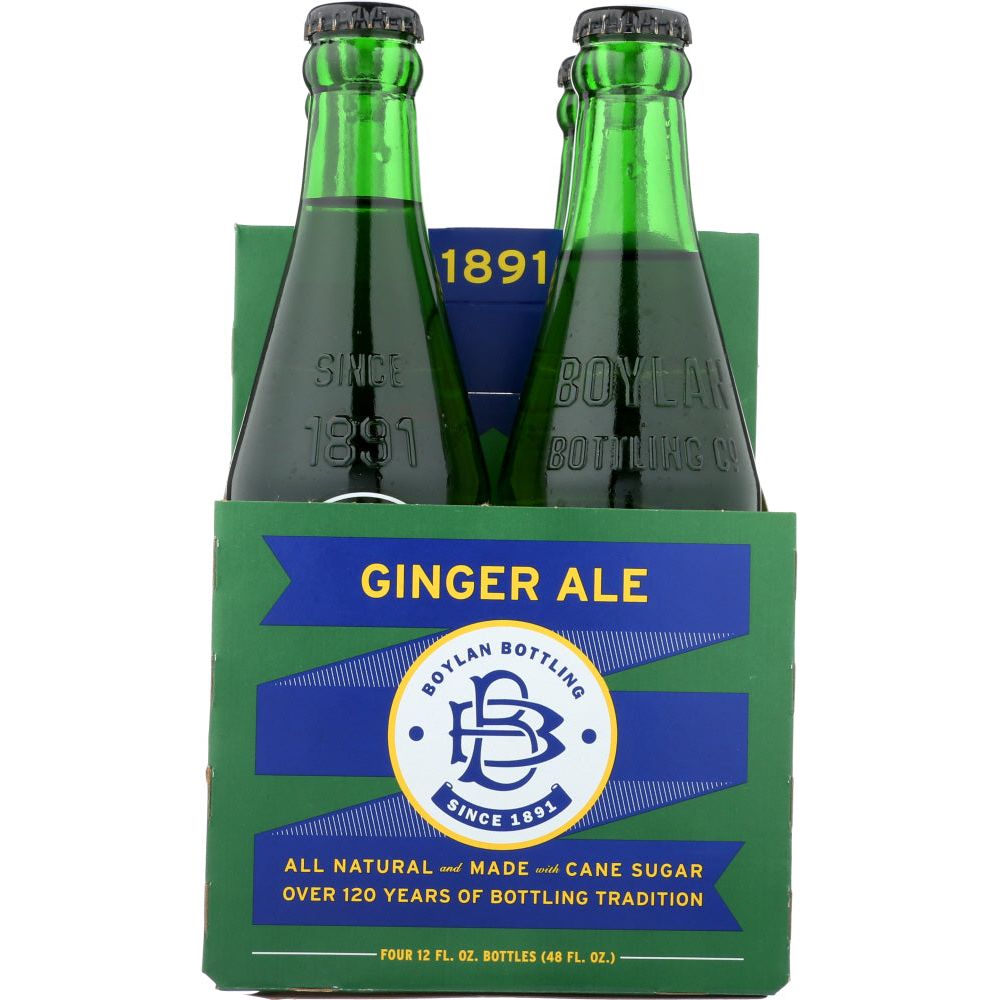 BOYLAN: Soda Ginger Ale 4Pk, 48 fo - #tag1# - #tag2#