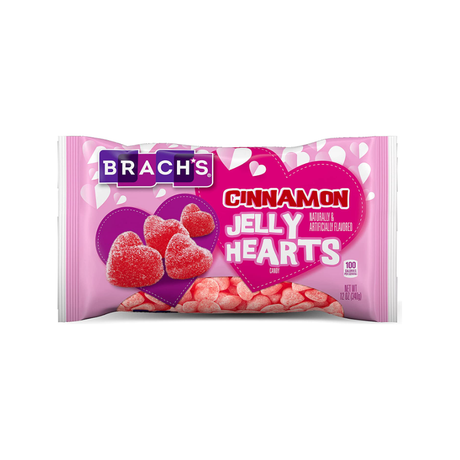 BRACHS: Cinnamon Jelly Hearts, 12 oz - #tag1# - #tag2#