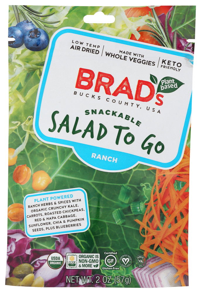 BRADS PLANT BASED: Salad To Go Ranch, 2 oz - #tag1# - #tag2#