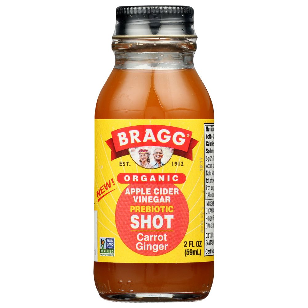 BRAGG: Apple Cider Vinegar Carrot Ginger, 2 oz - #tag1# - #tag2#