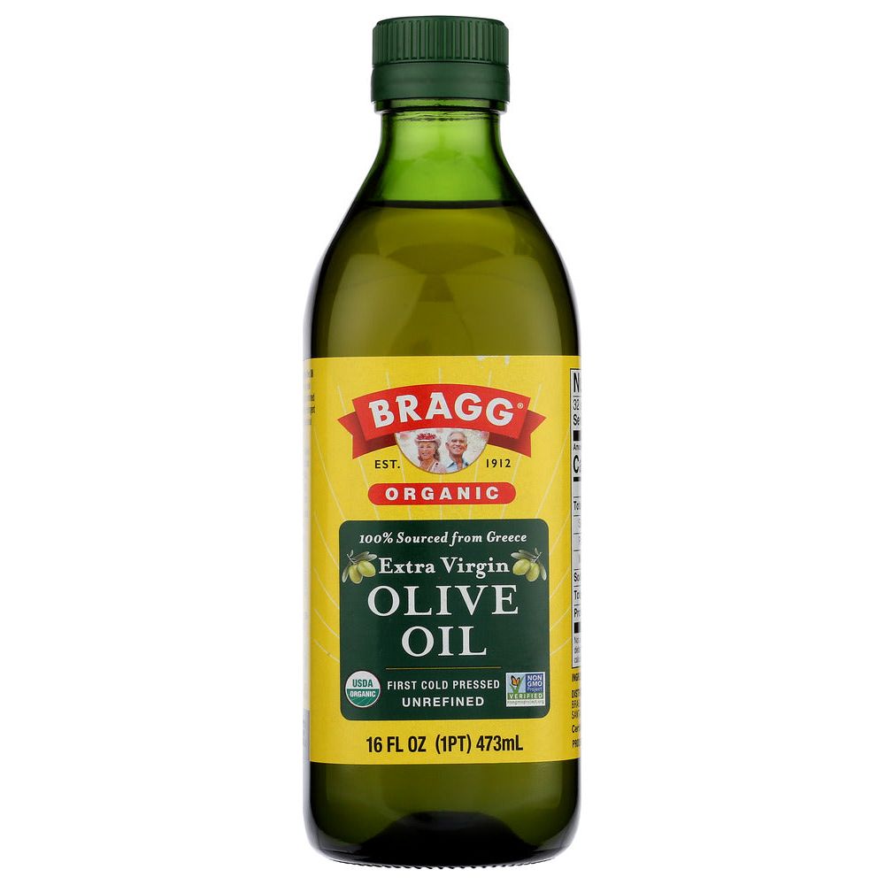 BRAGG: Organic Extra Virgin Olive Oil, 16 oz - #tag1# - #tag2#