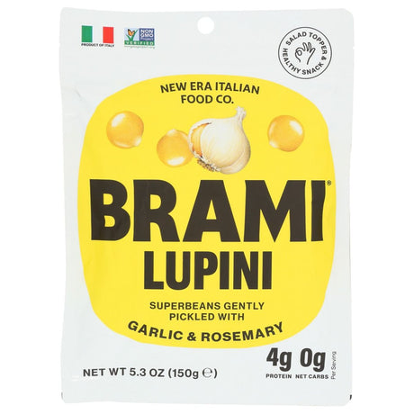 BRAMI LUPINI SNACK: Bean Garlic Herb, 5.3 oz - #tag1# - #tag2#