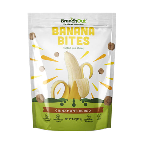BRANCHOUT: Cinnamon Churro Banana Bites, 2 oz - #tag1# - #tag2#