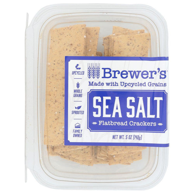 BREWERS CRACKERS: Flatbreads Sea Salt, 5 oz - #tag1# - #tag2#
