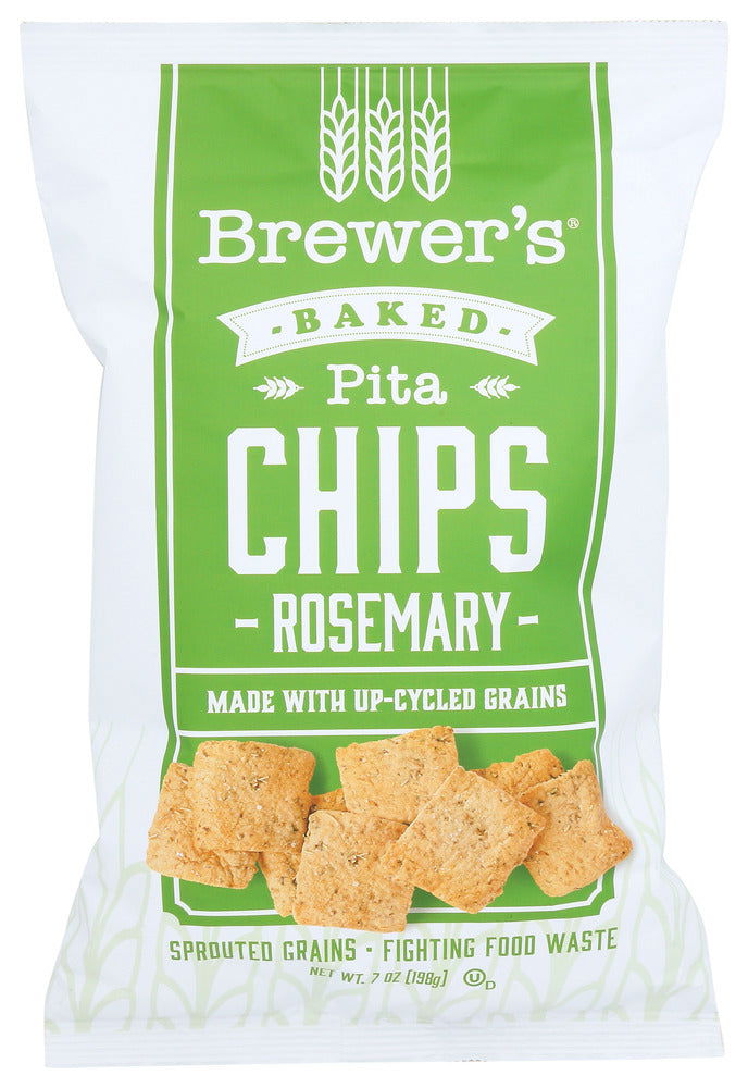 BREWERS CRACKERS: Pita Chips Rosemary, 7 oz - #tag1# - #tag2#