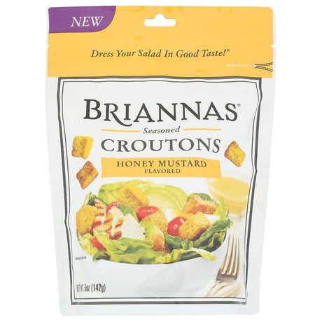 BRIANNAS: Croutons Honey Mustard, 5 OZ - #tag1# - #tag2#