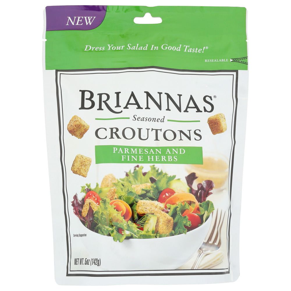 BRIANNAS: Croutons Parmesn Fn Hrbs, 5 OZ - #tag1# - #tag2#