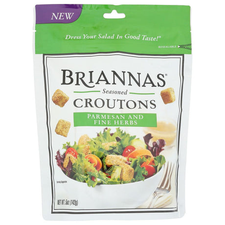 BRIANNAS: Croutons Parmesn Fn Hrbs, 5 OZ - #tag1# - #tag2#