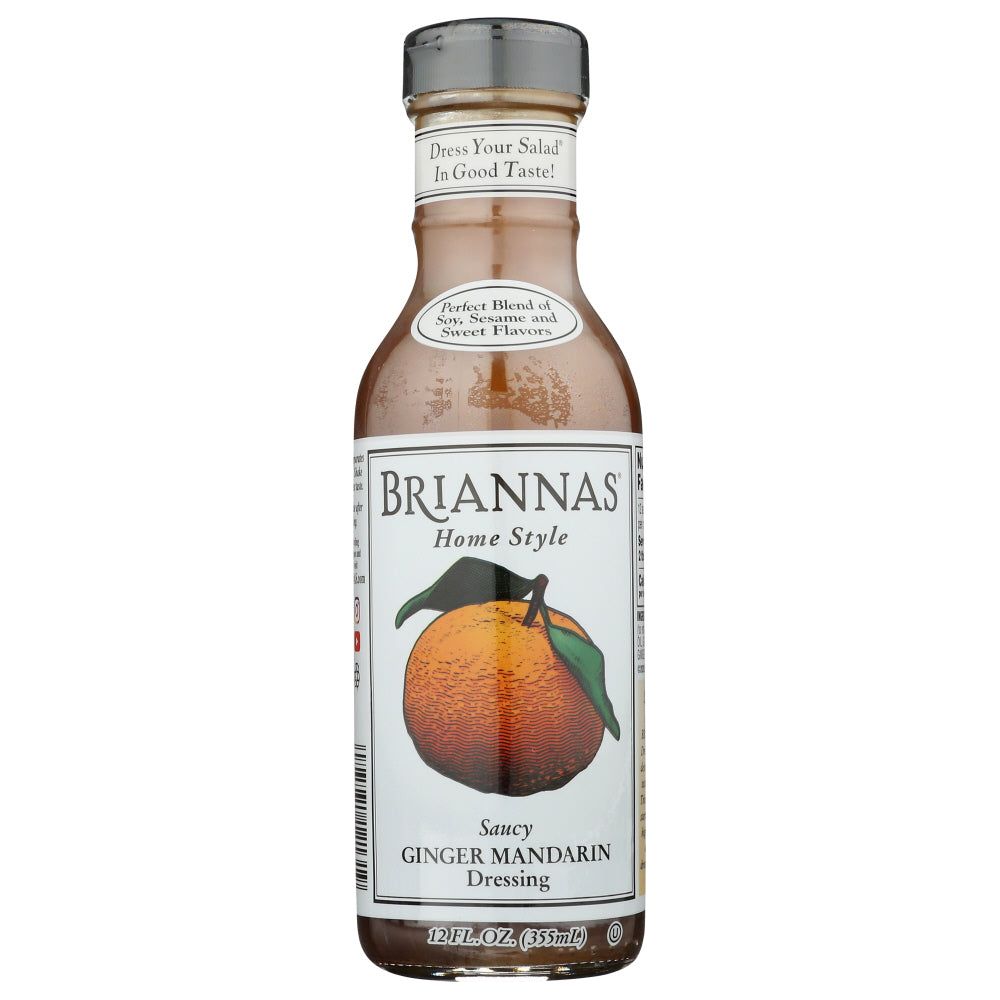 BRIANNAS: Home Style Saucy Ginger Mandarin Dressing, 12 oz - #tag1# - #tag2#