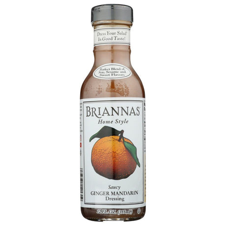 BRIANNAS: Home Style Saucy Ginger Mandarin Dressing, 12 oz - #tag1# - #tag2#