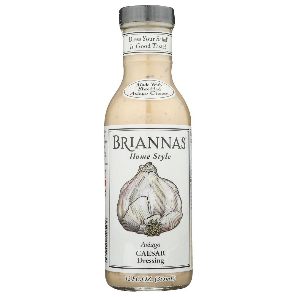 BRIANNAS: Homestyle Asiago Caesar Dressing, 12 oz - #tag1# - #tag2#