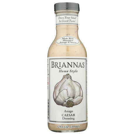 BRIANNAS: Homestyle Asiago Caesar Dressing, 12 oz - #tag1# - #tag2#