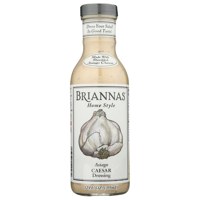 BRIANNAS: Homestyle Asiago Caesar Dressing, 12 oz - #tag1# - #tag2#