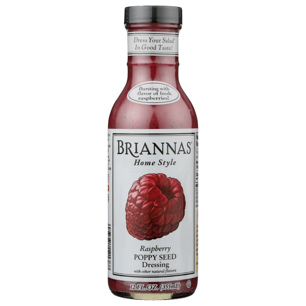 BRIANNAS: Raspberry Poppy Seed Dressing, 12 oz - #tag1# - #tag2#
