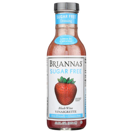 BRIANNAS: Sugar Free Blush Wine Vinaigrette, 12 oz - #tag1# - #tag2#