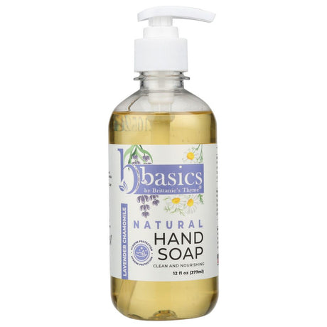 BRITTANIES THYME: Lavender Chamomile Natural Hand Soap, 12 oz - #tag1# - #tag2#