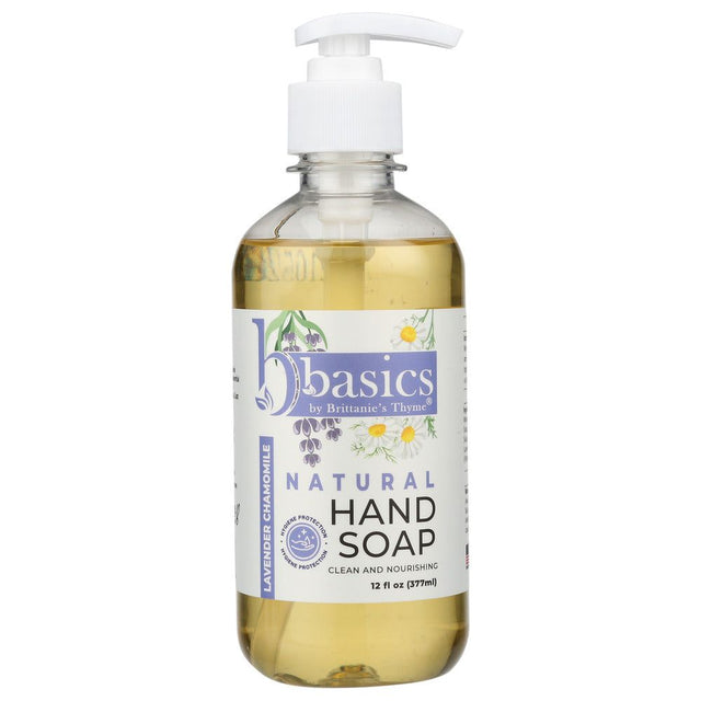 BRITTANIES THYME: Lavender Chamomile Natural Hand Soap, 12 oz - #tag1# - #tag2#