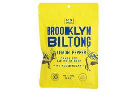 BROOKLYN BILTONG: Jerky Lemon Pepper, 2 oz - #tag1# - #tag2#