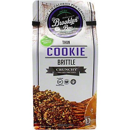 BROOKLYN BITES: Brittle Cookie Crnch Prtz, 6 oz - #tag1# - #tag2#