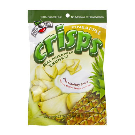 BROTHERS ALL NATURAL: Pineapple Crisps Real Pineapple Chunks, 0.53 oz - #tag1# - #tag2#