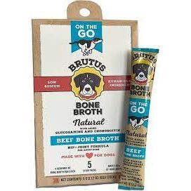 BRUTUS BROTH: Dog Food Topper Beef, 5 PK - #tag1# - #tag2#