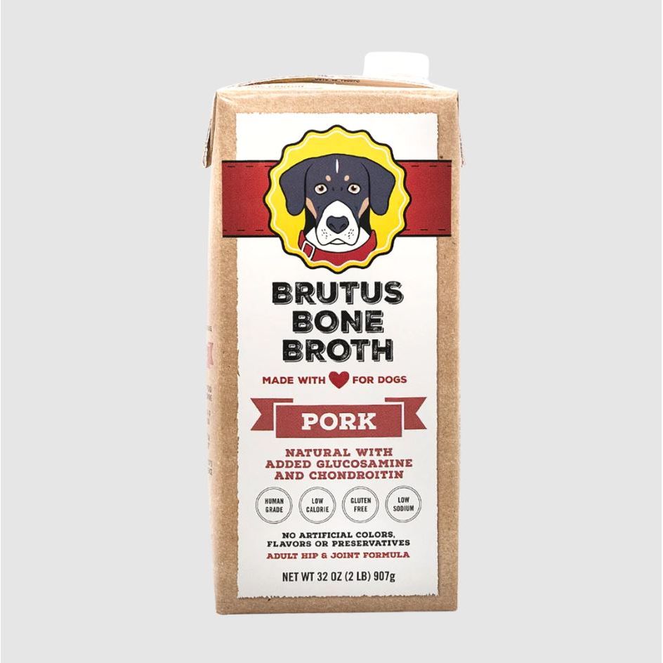 BRUTUS BROTH: Pork Bone Broth For Dogs, 32 oz - #tag1# - #tag2#