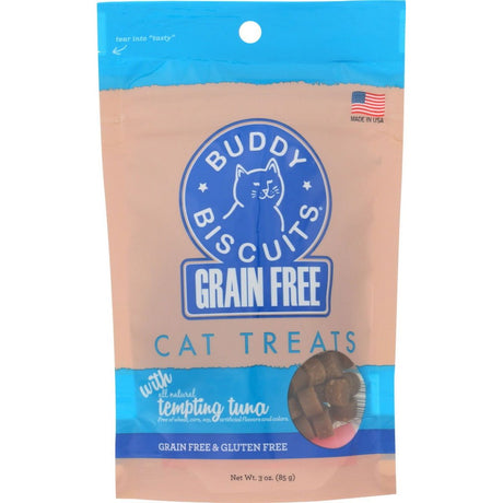 BUDDY BISCUITS: Tempting Tuna Cat Treats, 3 oz - Sunshine Co Op. - #tag1# - #tag2# - #tag3# - #tag4#