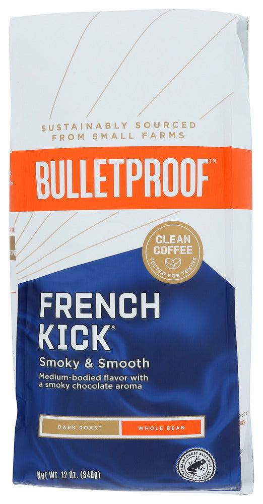 BULLETPROOF: Coffee French Kick Whole Bean, 12 oz - #tag1# - #tag2#