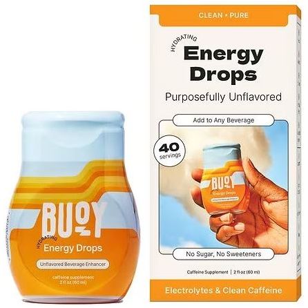 BUOY: Energy Drops Unflavored, 40 do - #tag1# - #tag2#