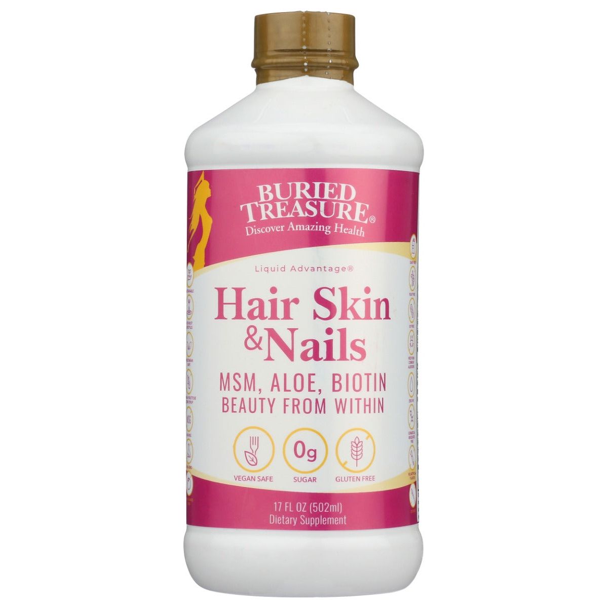 BURIED TREASURE: Hair and Skin Nails Liquid, 16 fo - #tag1# - #tag2#